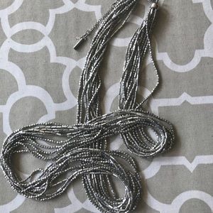 Kenneth Cole Silvertone Necklace